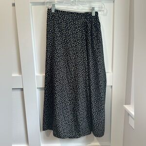 Black and White Polka Dot Skirt